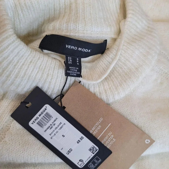 Vero Moda Women's Vigga Sleeveless O Neck Vest Dress in Birch Size‎ S NWT - Picture 7 of 12